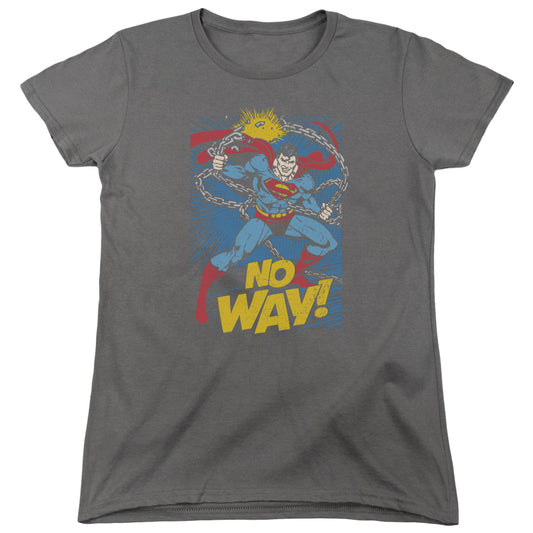 Dc - No Way - Short Sleeve Womens Tee - Charcoal T-shirt
