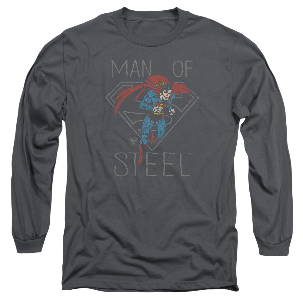 Dc - Hardened Heart - Long Sleeve Adult 18/1 - Charcoal T-shirt