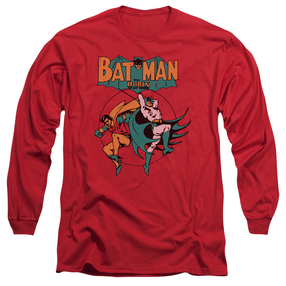 Dc - Starling Shock - Long Sleeve Adult 18/1 - Red T-shirt