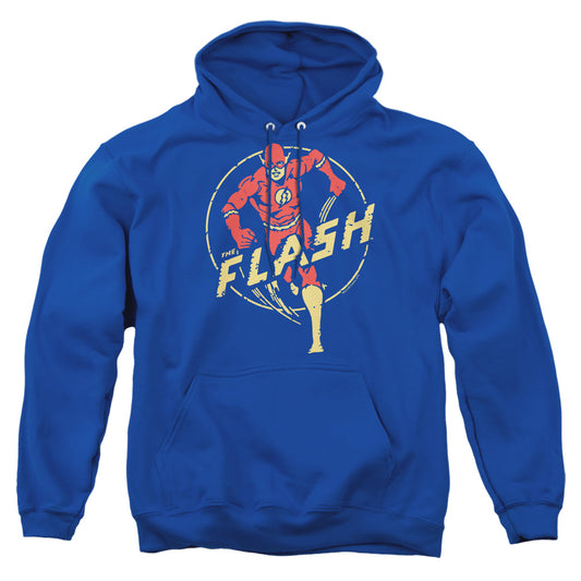 Dc Flash - Flash Comics - Adult Pull-over Hoodie - Royal Blue