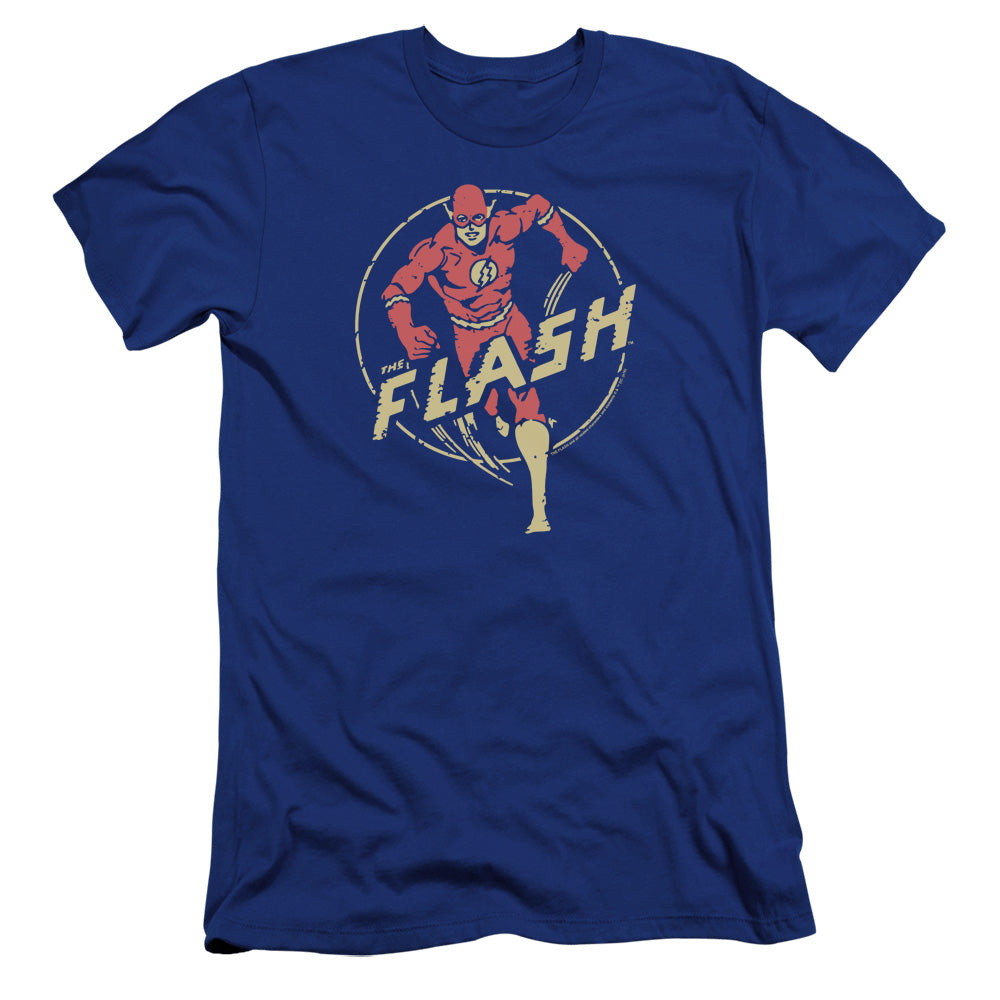 Dc Flash - Flash Comics-premuim Canvas Adult Slim Fit 30/1 - Royal Blue