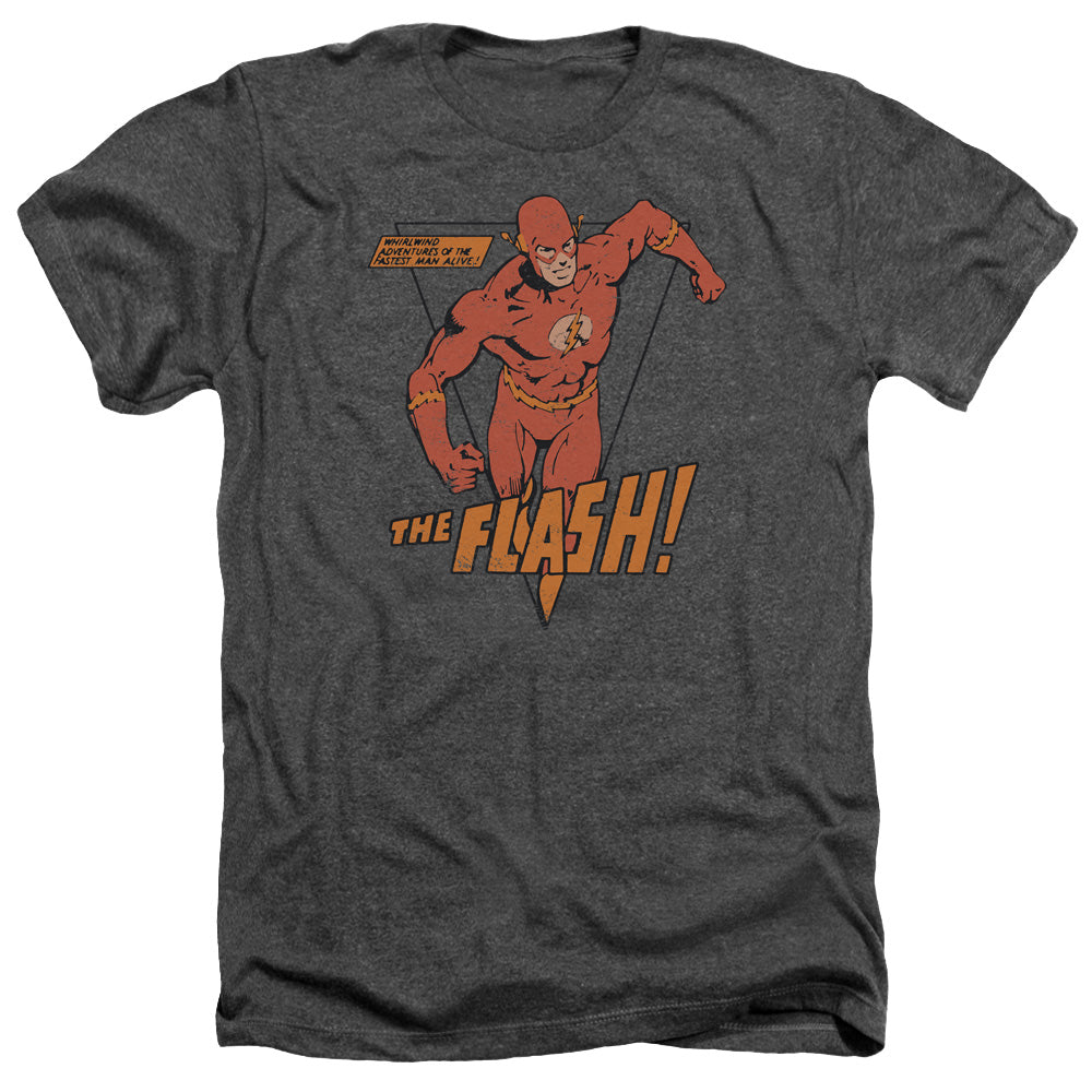 Dc Flash - Whirlwind - Adult Heather - Charcoal