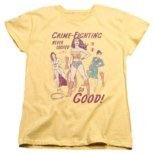 Dc - Ww Paper Doll - Short Sleeve Womens Tee - Banana T-shirt