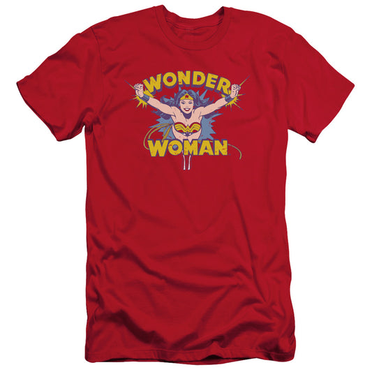Dc - Flying Through - Short Sleeve Adult 30/1 - Red T-shirt