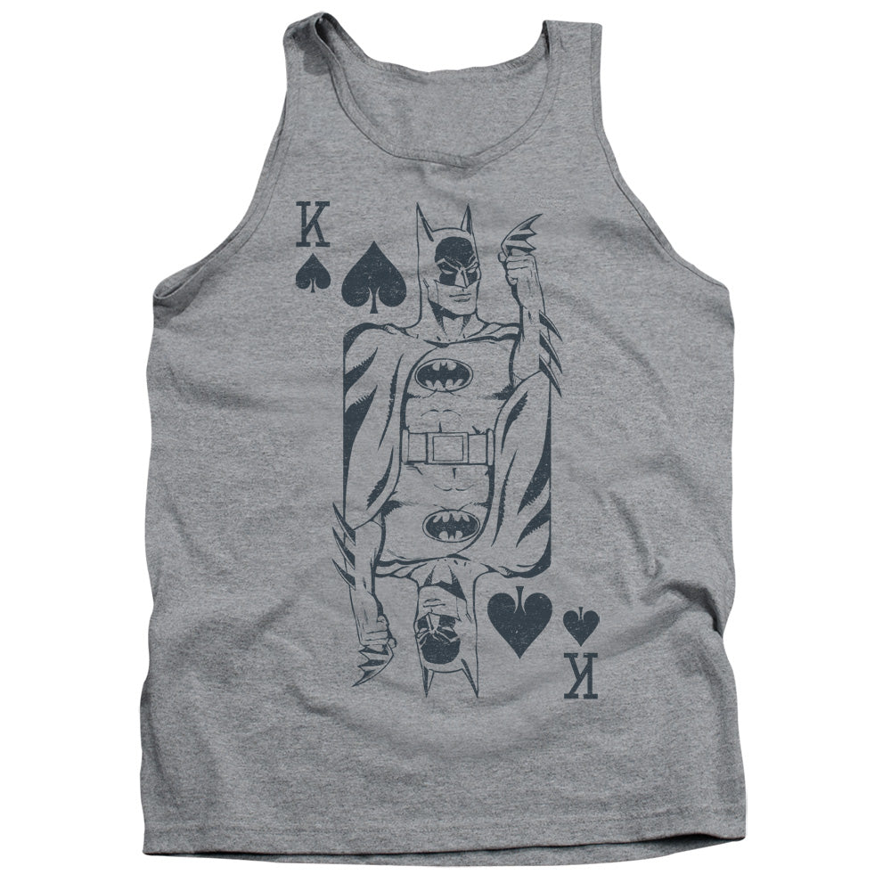 Dc - Bat Card - Adult Tank - Athletic Heather