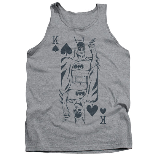 Dc - Bat Card - Adult Tank - Athletic Heather