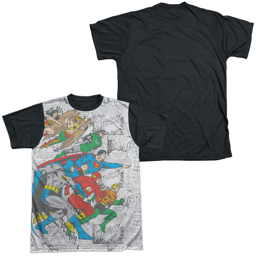 Dc - Face Off - Short Sleeve Adult White Front Black Back   - White T-shirt