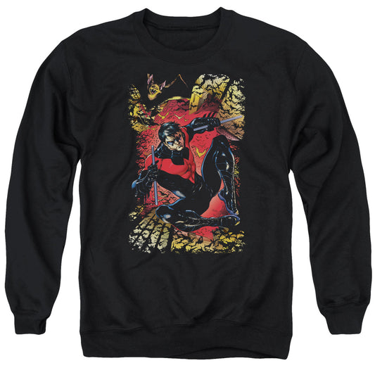 Jla - Nightwing #1 - Adult Crewneck Sweatshirt - Black