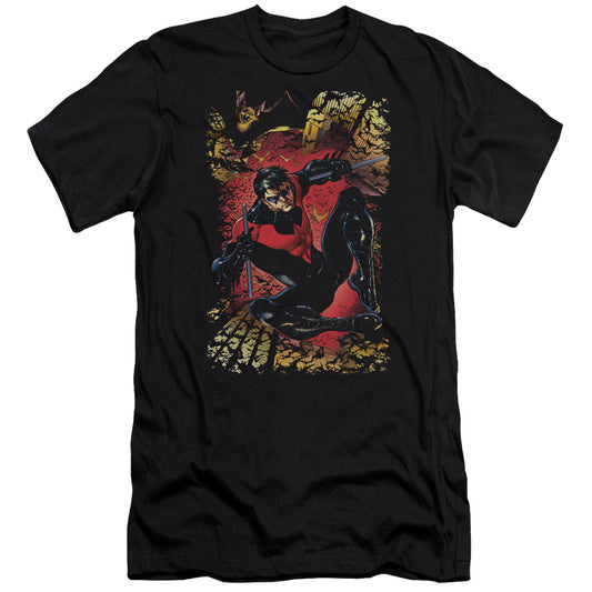 Jla - Nightwing #1 - Short Sleeve Adult 30/1 - Black T-shirt