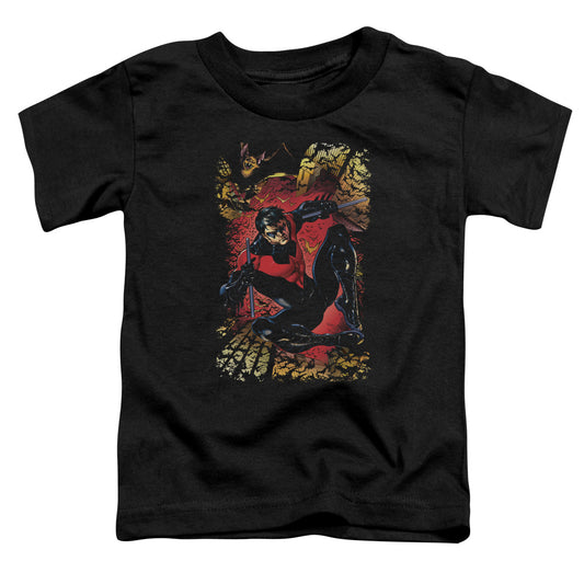 Jla - Nightwing #1 - Short Sleeve Toddler Tee - Black T-shirt