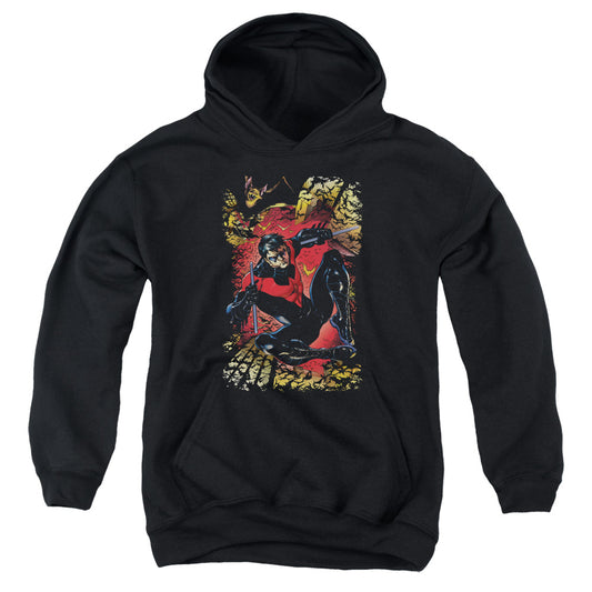 Jla - Nightwing #1 - Youth Pull-over Hoodie - Black