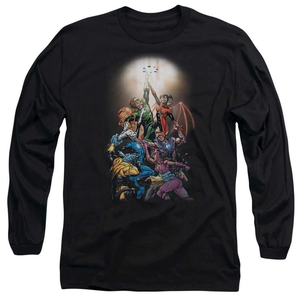 Green Lantern - Gl New Guardians #1 - Long Sleeve Adult 18/1 - Black T-shirt