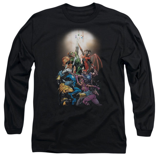 Green Lantern - Gl New Guardians #1 - Long Sleeve Adult 18/1 - Black T-shirt