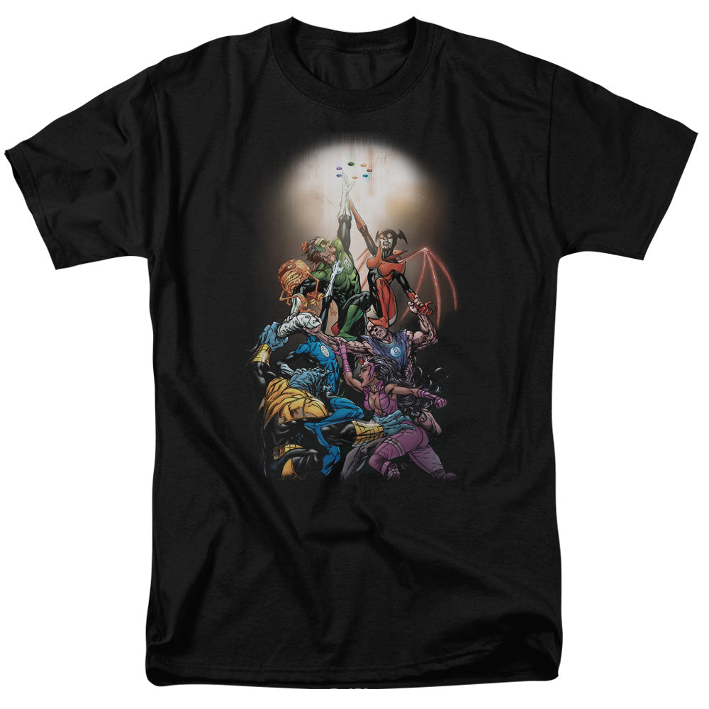 Green Lantern - Gl New Guardians #1 - Short Sleeve Adult 18/1 - Black T-shirt