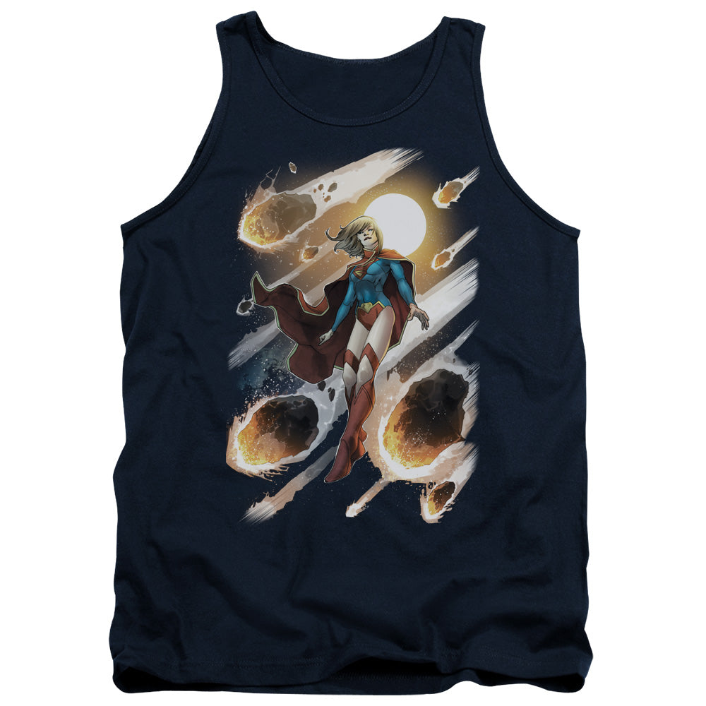 Jla - Supergirl #1 - Adult Tank - Navy