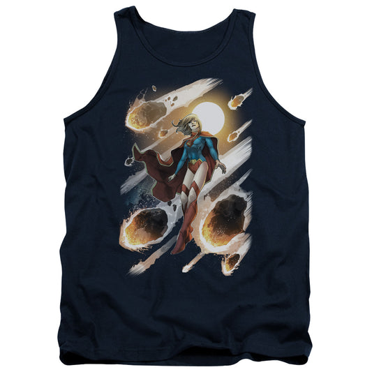 Jla - Supergirl #1 - Adult Tank - Navy
