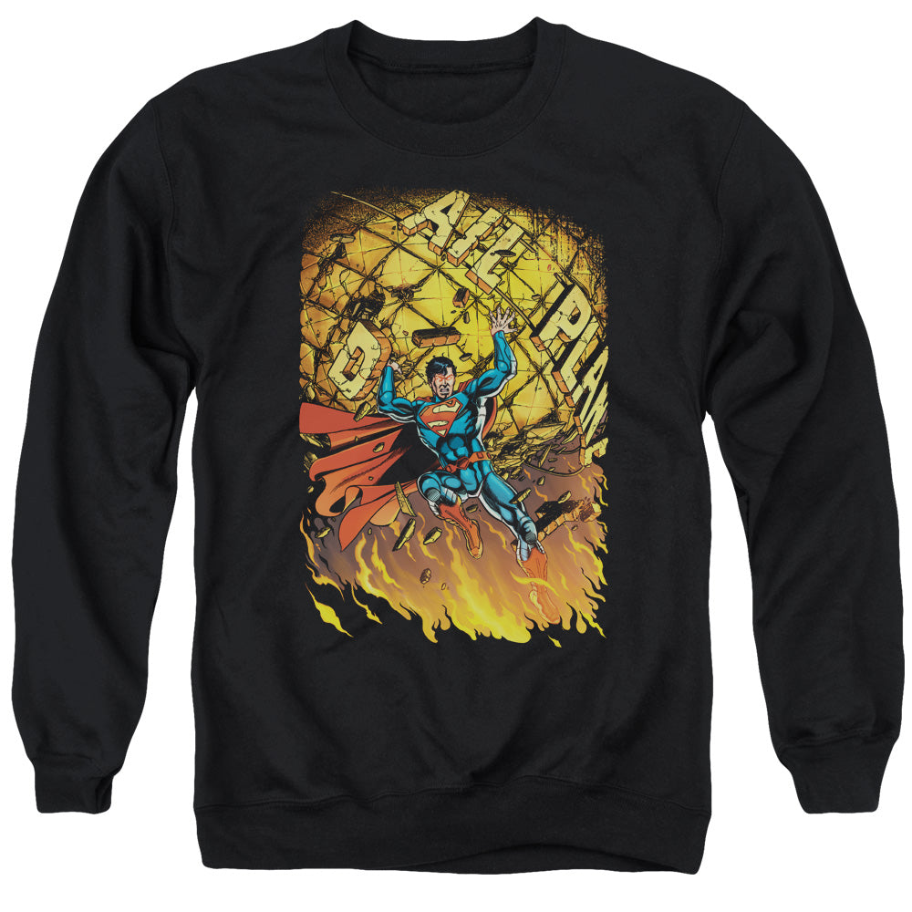 Superman - Superman #1 - Adult Crewneck Sweatshirt - Black
