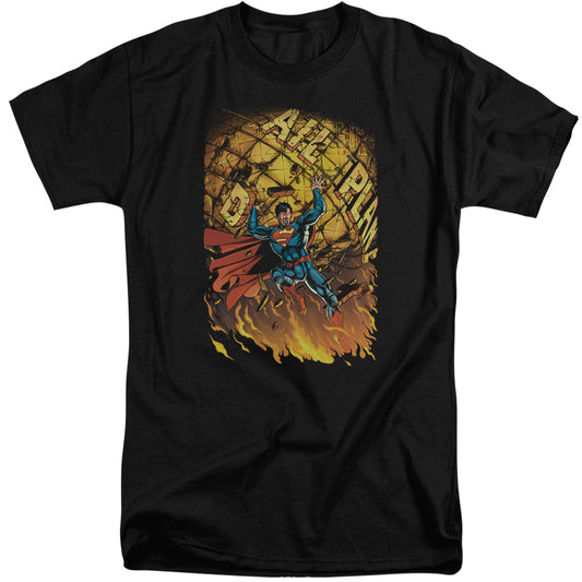 Superman - Superman #1 - Short Sleeve Adult Tall - Black T-shirt