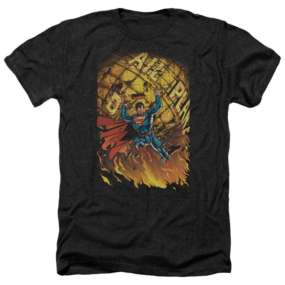 Superman - Superman #1 - Adult Heather-black