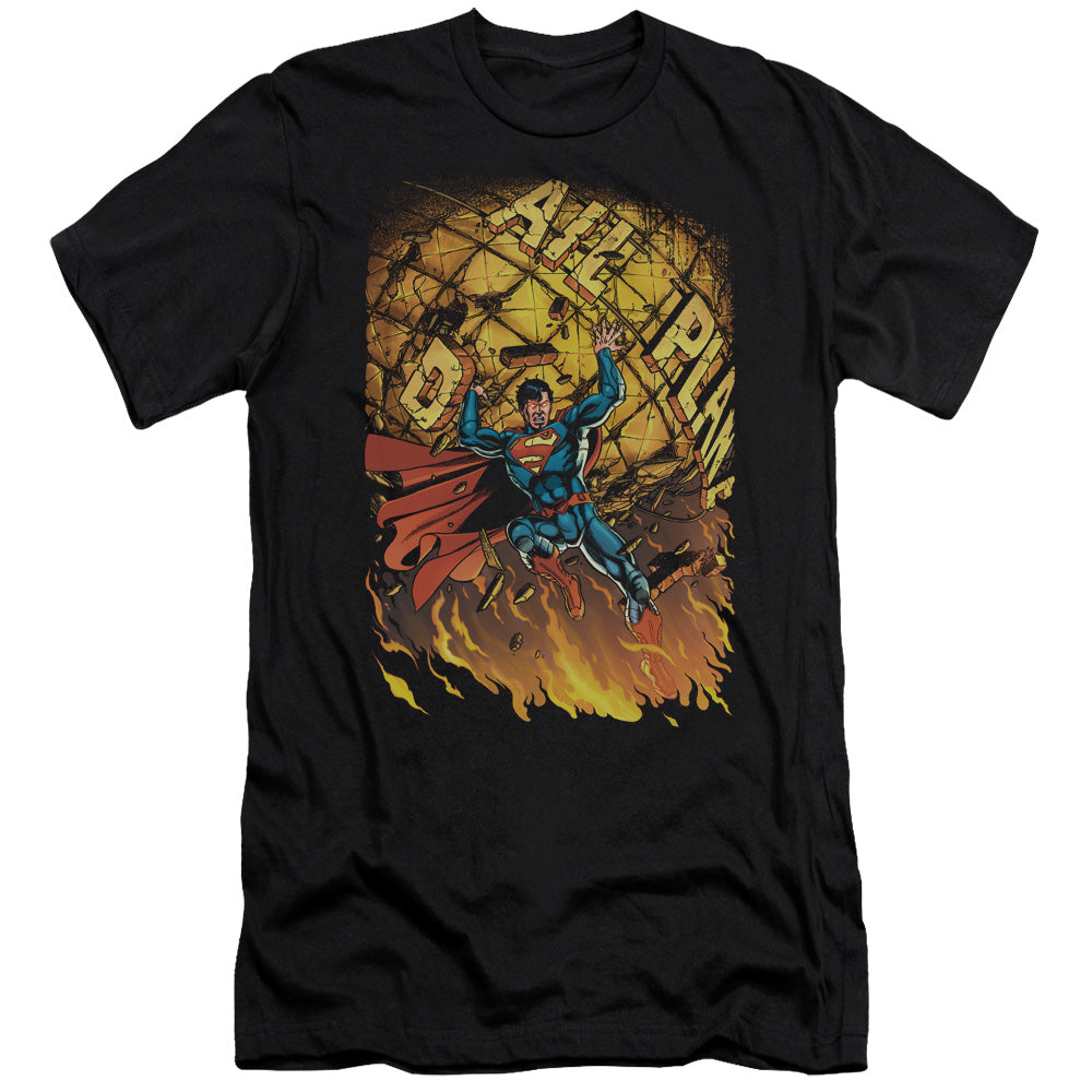 Superman - Superman #1 - Short Sleeve Adult 30/1 - Black T-shirt