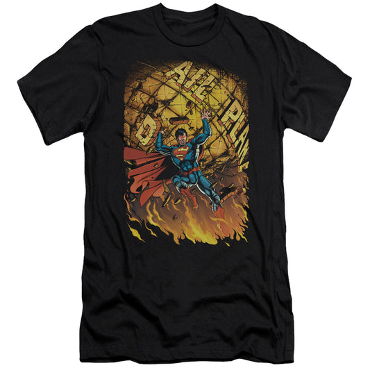 Superman - Superman #1 - Short Sleeve Adult 30/1 - Black T-shirt