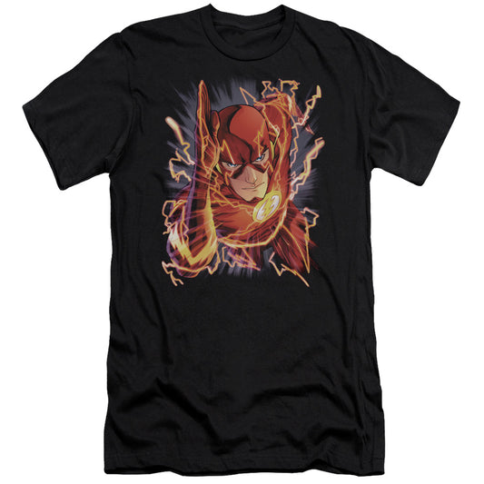 Jla - Flash #1 - Short Sleeve Adult 30/1 - Black T-shirt