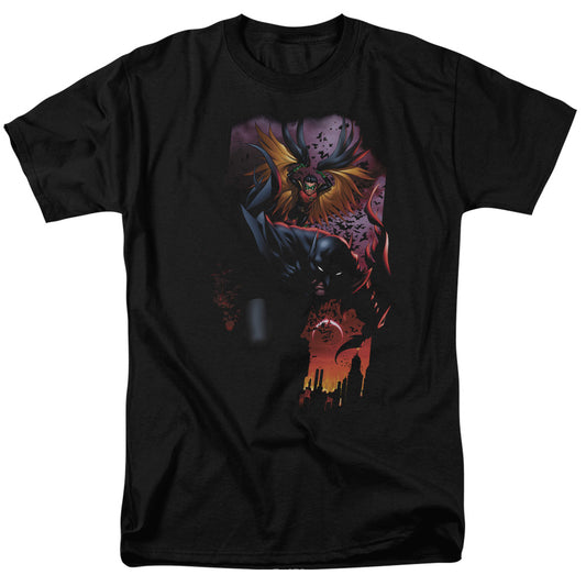Batman - Batman & Robin #1 - Short Sleeve Adult 18/1 - Black T-shirt