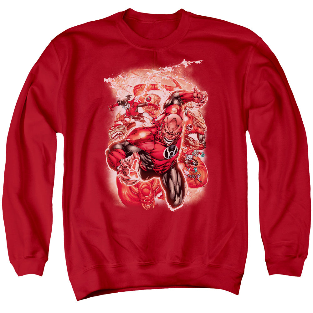 Green Lantern - Red Lanterns #1 - Adult Crewneck Sweatshirt - Red