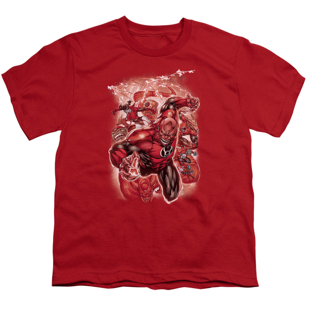 Green Lantern - Red Lanterns #1 - Short Sleeve Youth 18/1 - Red T-shirt