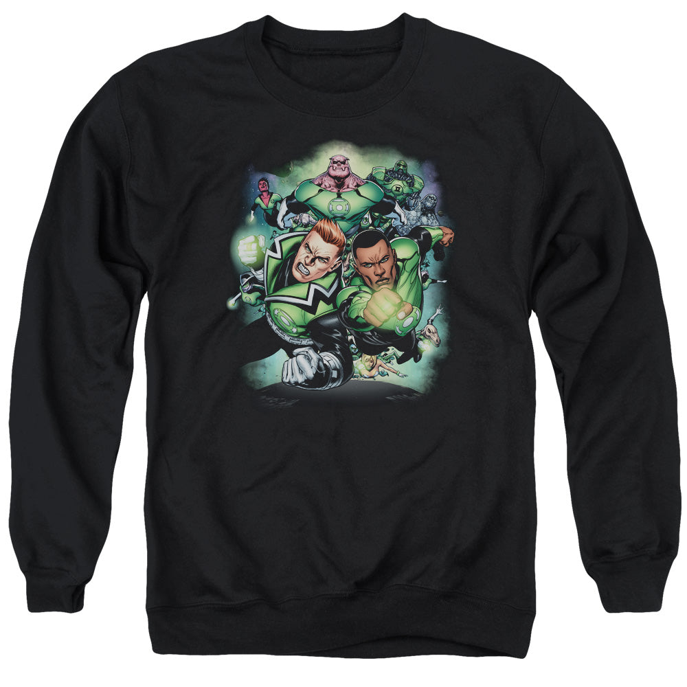 Green Lantern - Corps #1 - Adult Crewneck Sweatshirt - Black