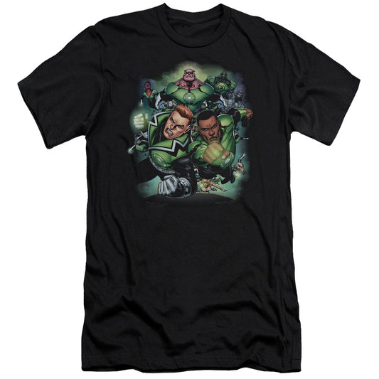 GREEN LANTERN CORPS #1 - S/S ADULT 30/1 - BLACK T-Shirt