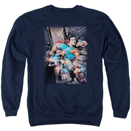 Superman - Action Comics #1 - Adult Crewneck Sweatshirt - Navy