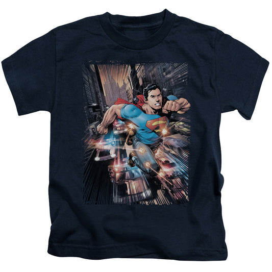 SUPERMAN ACTION COMICS #1 - S/S JUVENILE 18/1 - NAVY - T-Shirt