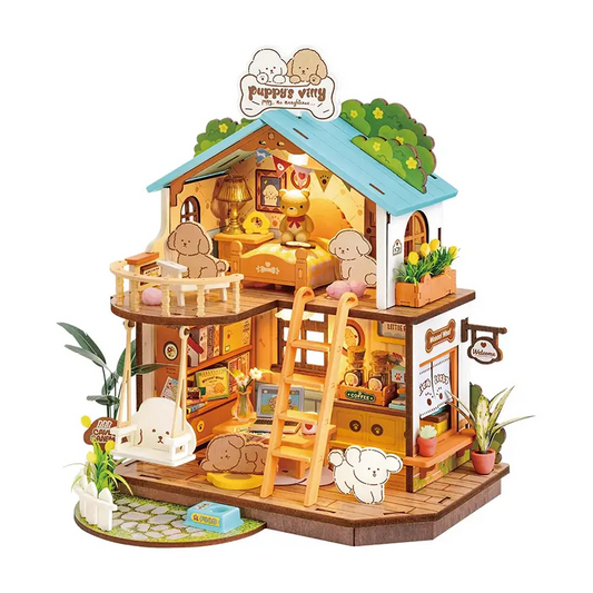Robotime Puppy Cozy Villa Model Kit