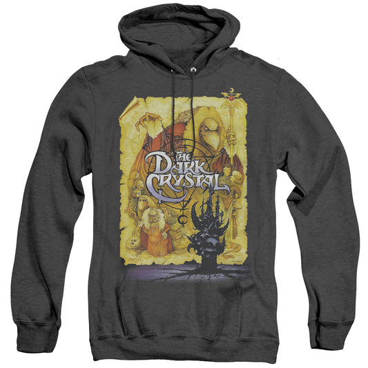Dark Crystal - Poster - Adult Heather Hoodie - Black