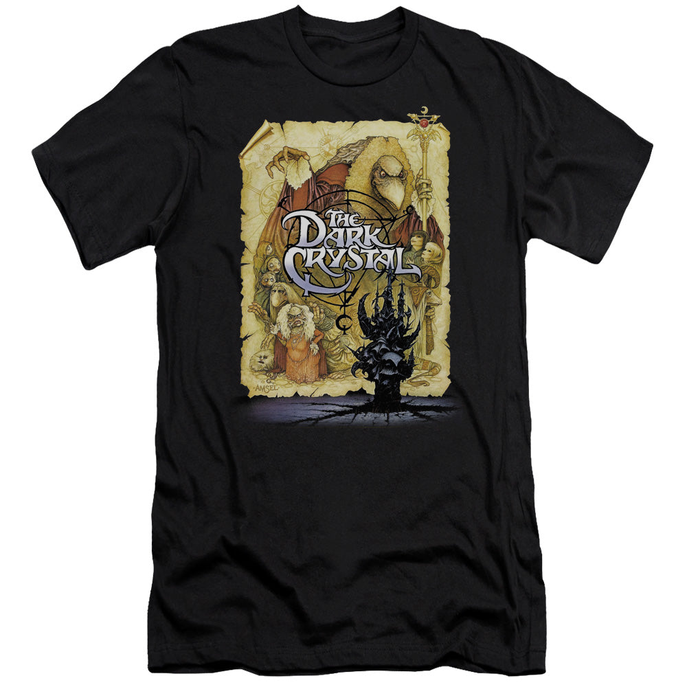 Dark Crystal - Poster-premuim Canvas Adult Slim Fit 30/1 - Black