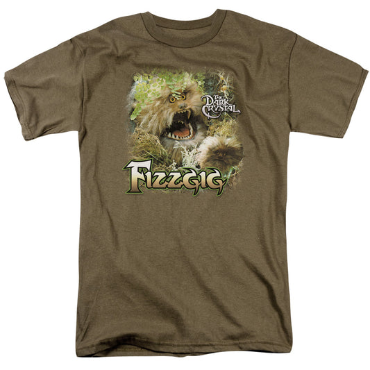 Dark Crystal - Fizzgig - Short Sleeve Adult 18/1 - Safari Green T-shirt