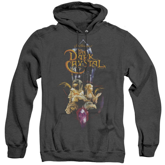 Dark Crystal - Crystal Quest - Adult Heather Hoodie - Black