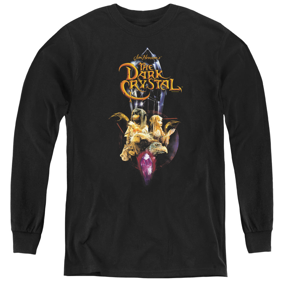 Dark Crystal - Crystal Quest - Youth Long Sleeve Tee - Black