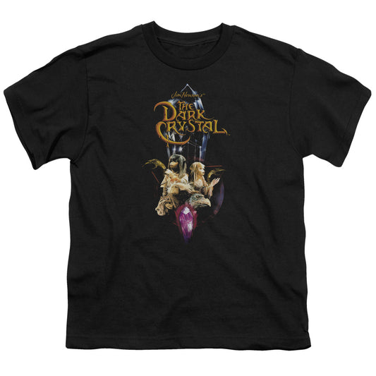 Dark Crystal - Crystal Quest - Short Sleeve Youth 18/1 - Black T-shirt