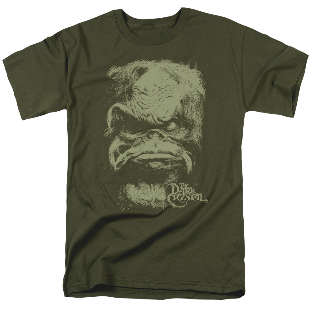 Dark Crystal - Aughra - Short Sleeve Adult 18/1 - Military Green T-shirt
