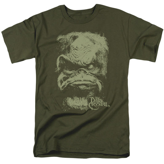 Dark Crystal - Aughra - Short Sleeve Adult 18/1 - Military Green T-shirt