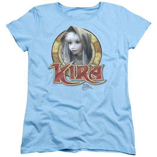 Dark Crystal - Kira Circle - Short Sleeve Womens Tee - Light Blue T-shirt