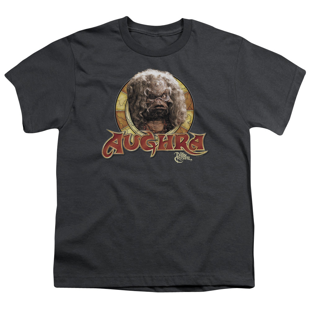 Dark Crystal - Aughra Circle - Short Sleeve Youth 18/1 - Charcoal T-shirt