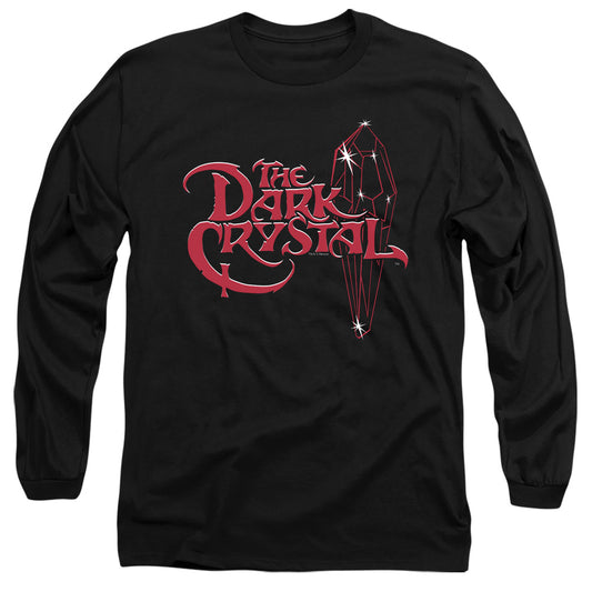 Dark Crystal - Bright Logo - Long Sleeve Adult 18/1 - Black T-shirt