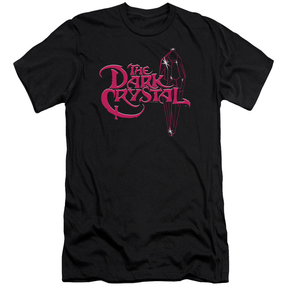 Dark Crystal - Bright Logo-premuim Canvas Adult Slim Fit 30/1 - Black