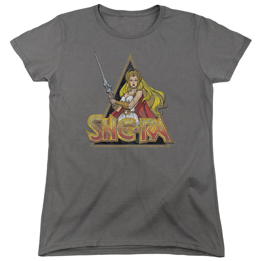 She Ra - Rough Ra - Short Sleeve Womens Tee - Charcoal T-shirt