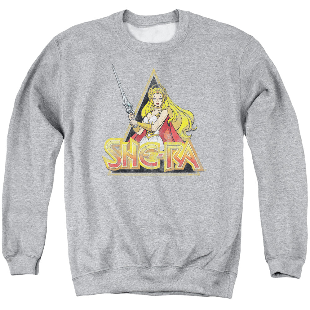 She Ra - Rough Ra - Adult Crewneck Sweatshirt - Athletic Heather