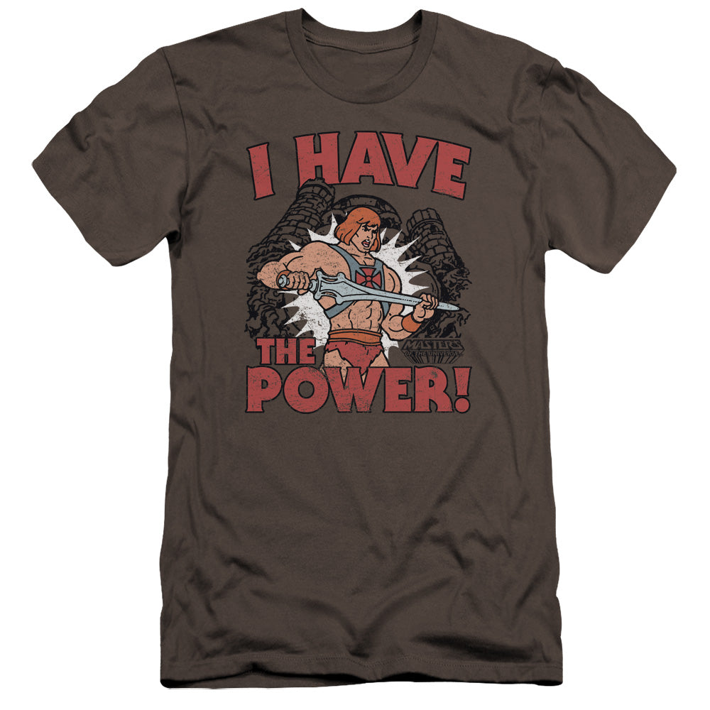 Masters Of The Universe - I Have The Power-premuim Canvas Adult Slim Fit 30/1 - Charcoal