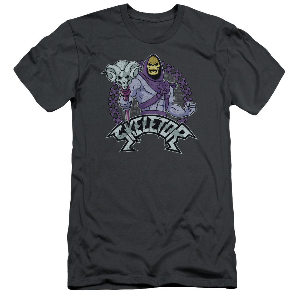 Masters Of The Universe - Skeletor - Short Sleeve Adult 30/1 - Charcoal T-shirt